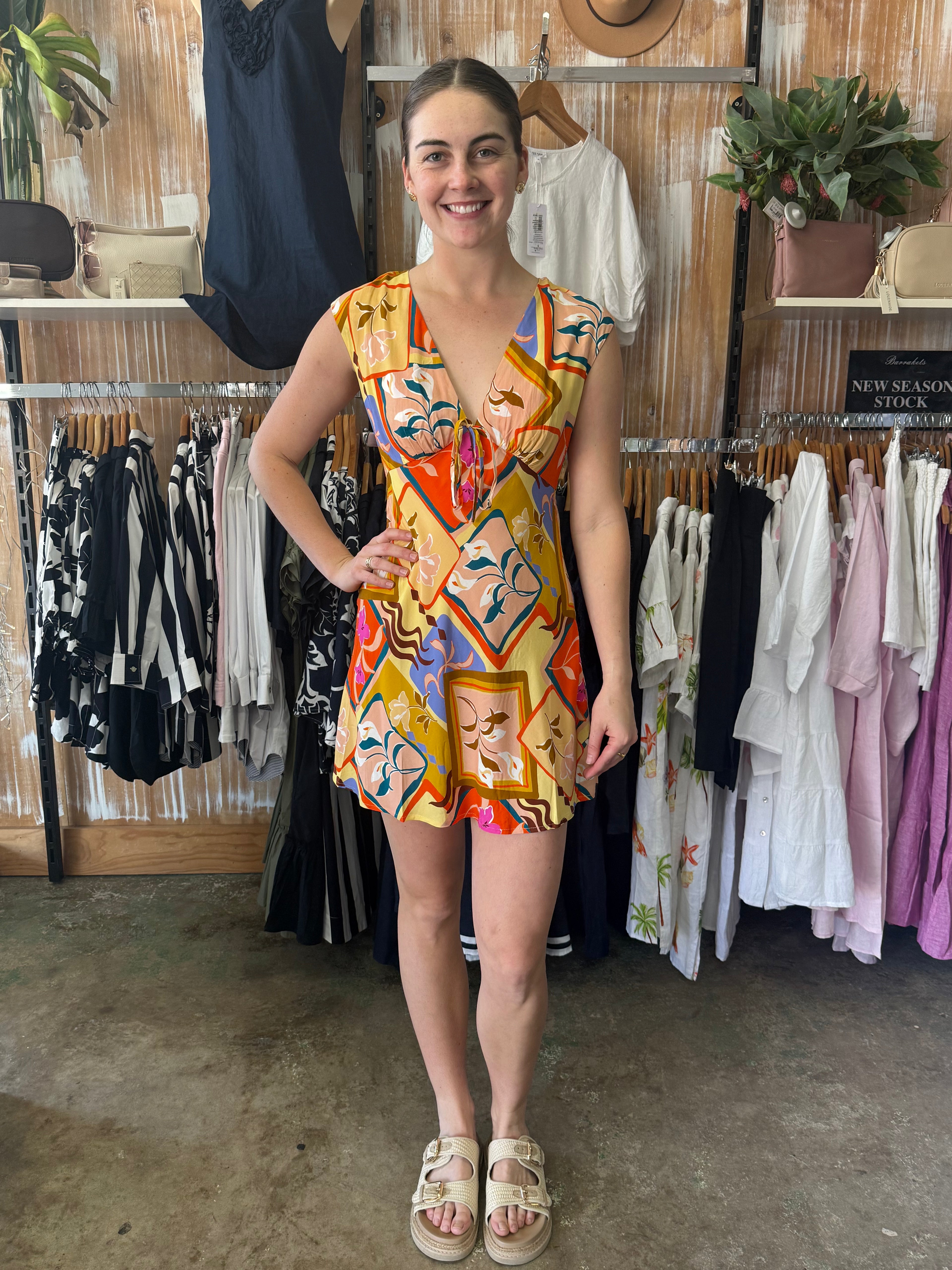 Mink Pink Rosin Mini Dress