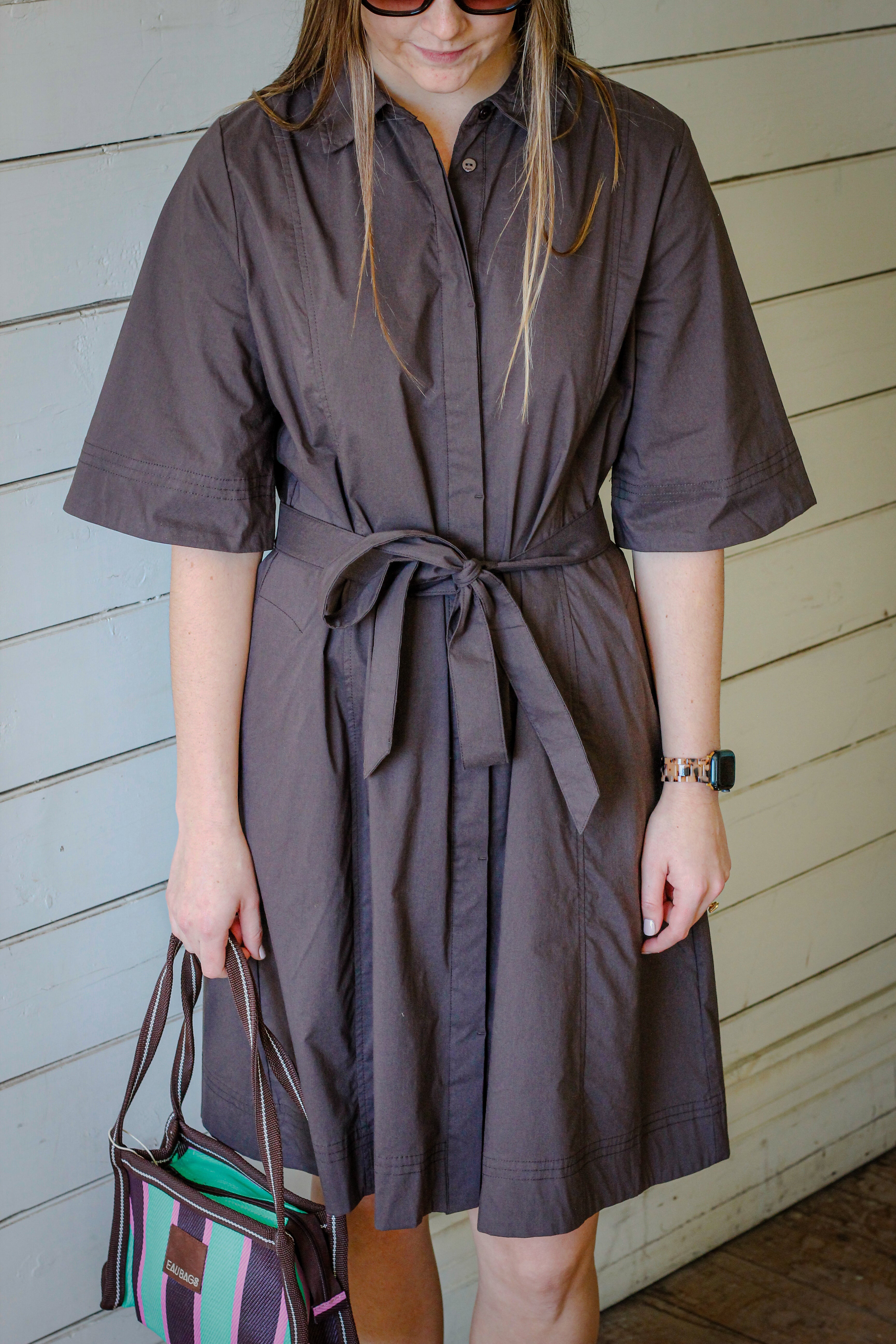 FOIL stitch savy dress