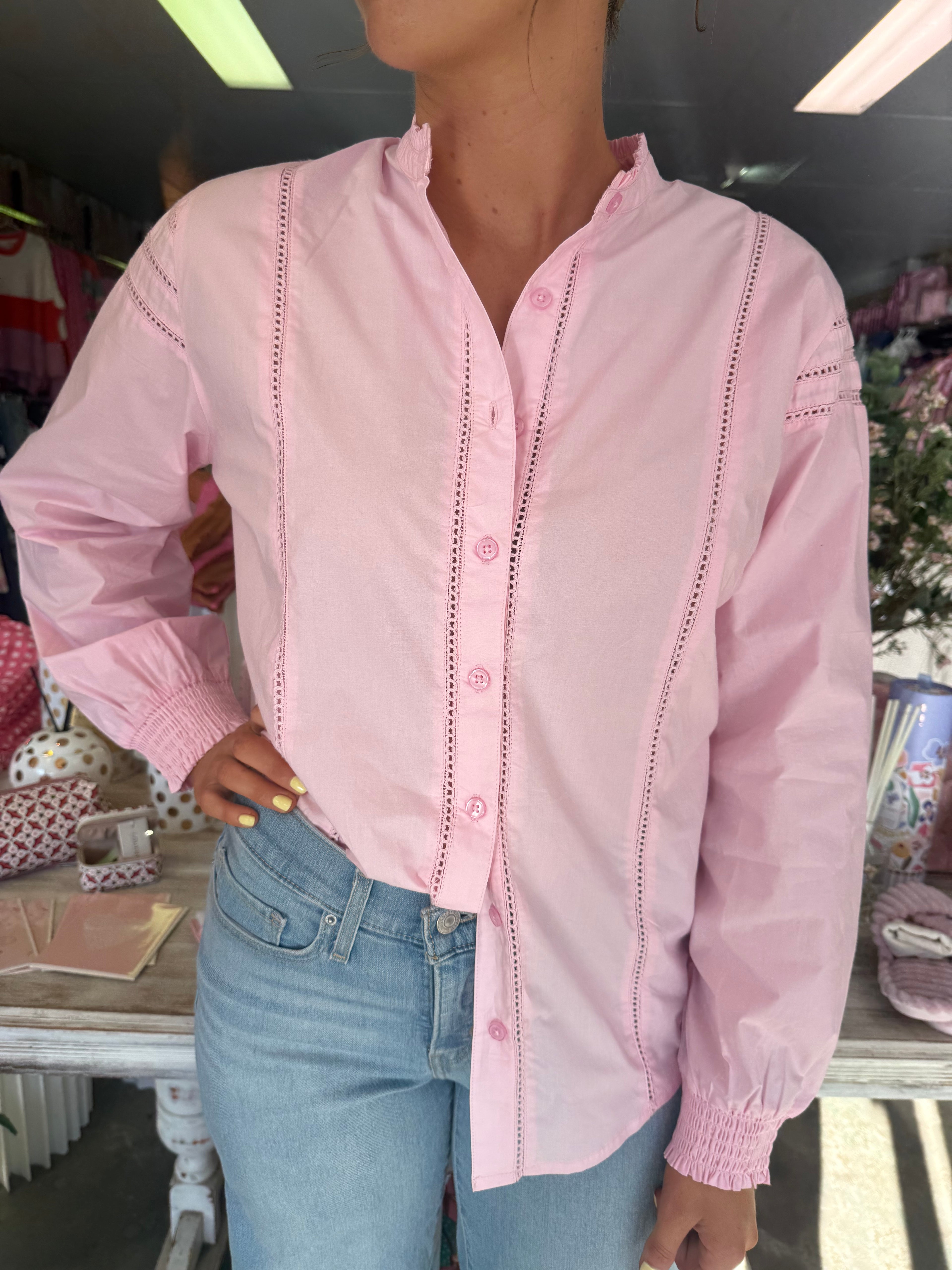 Goondiwindi Cotton Misty Cotton Blouse