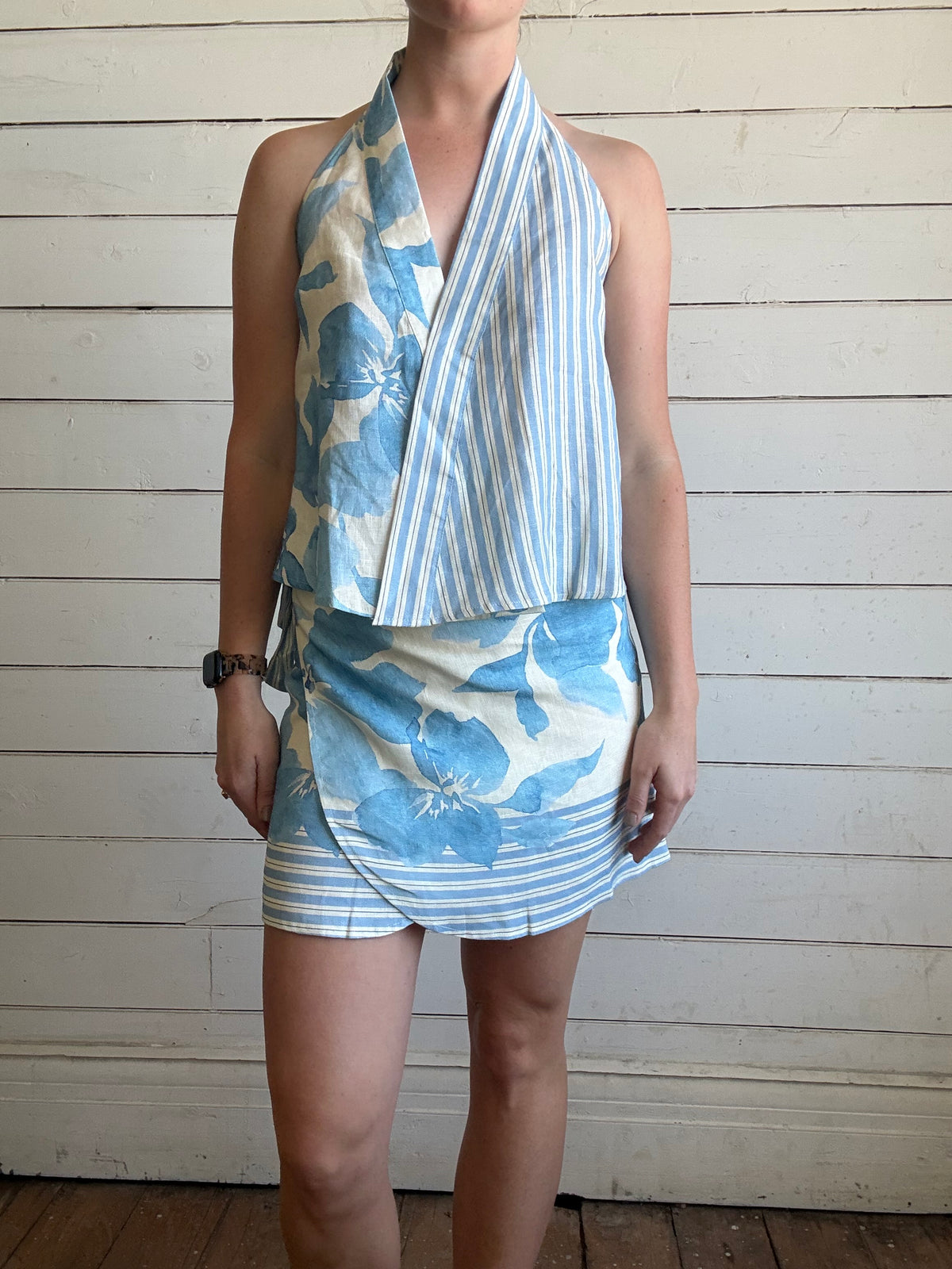 Little Lies Delphine Linen Wrap Skirt
