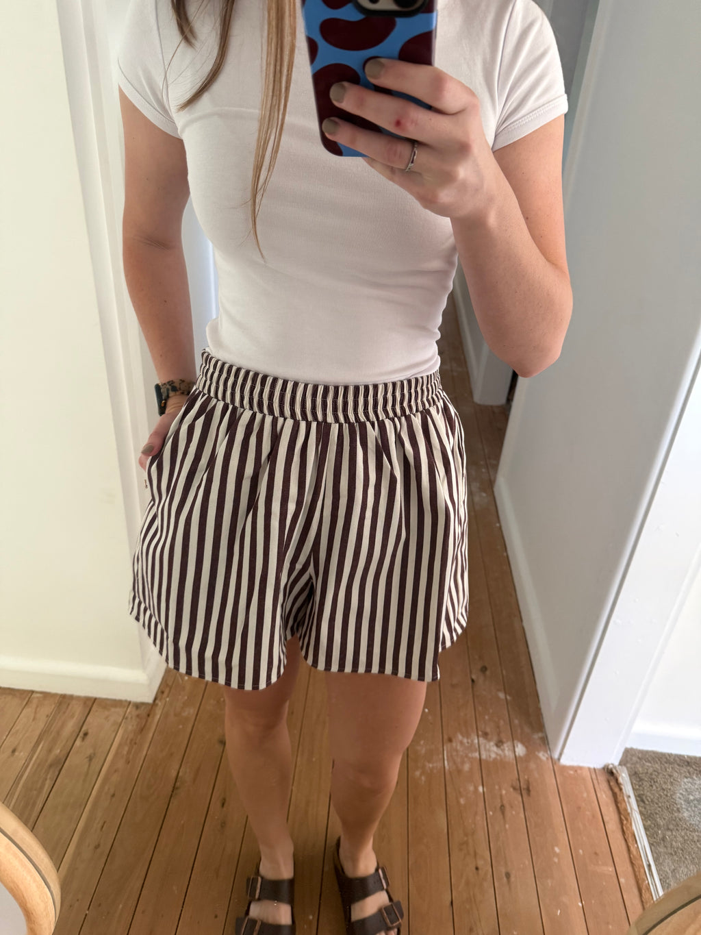 Salty Bright Stripe Shorts