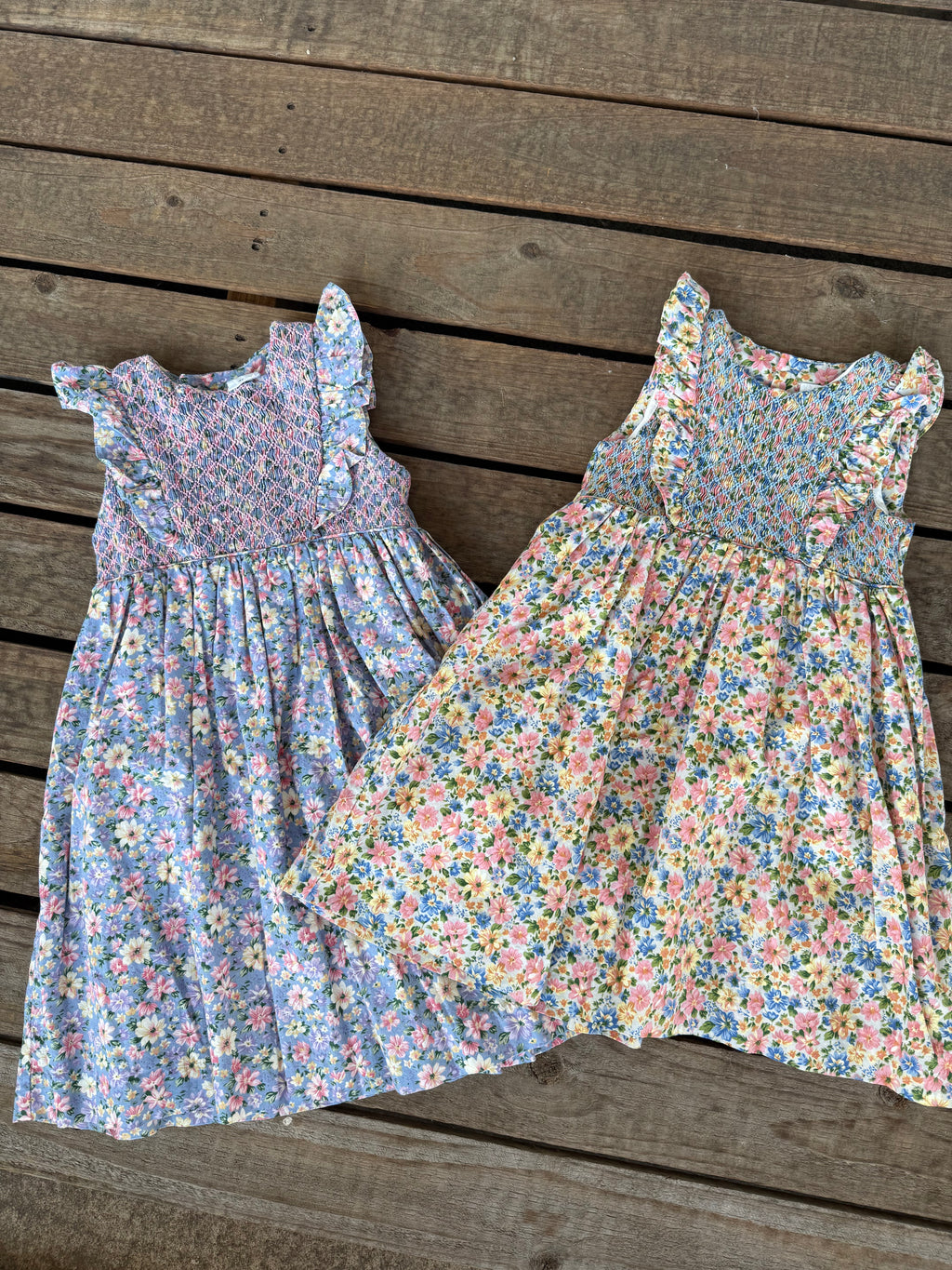 Korango Smocked Floral Dress