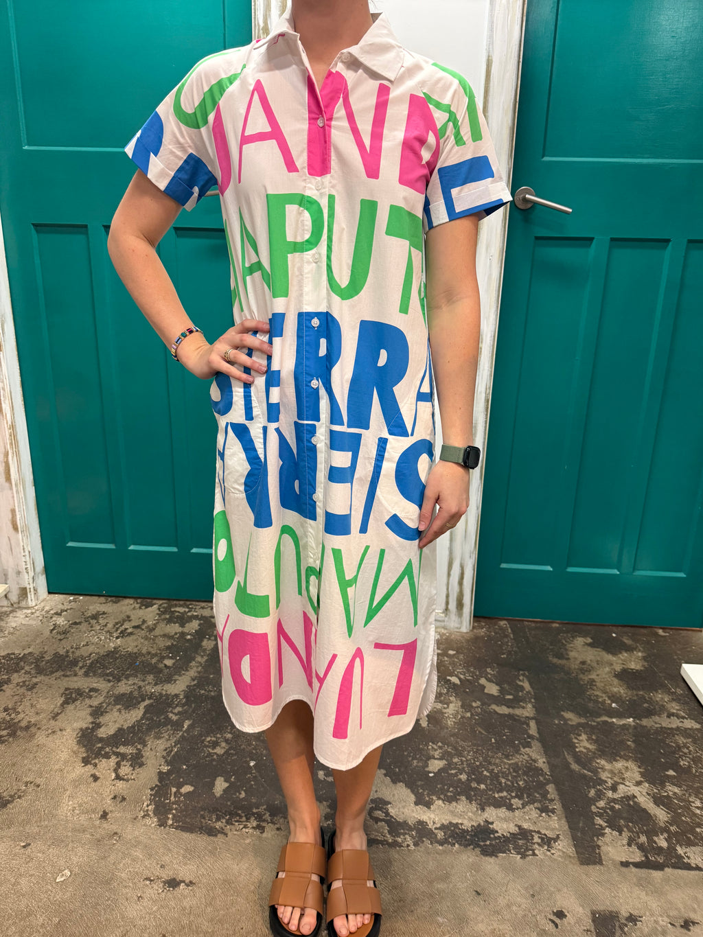 Itami Sierra Button Dress