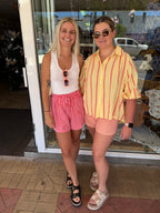 Ebby and I Fine Pin Stripe Shorts