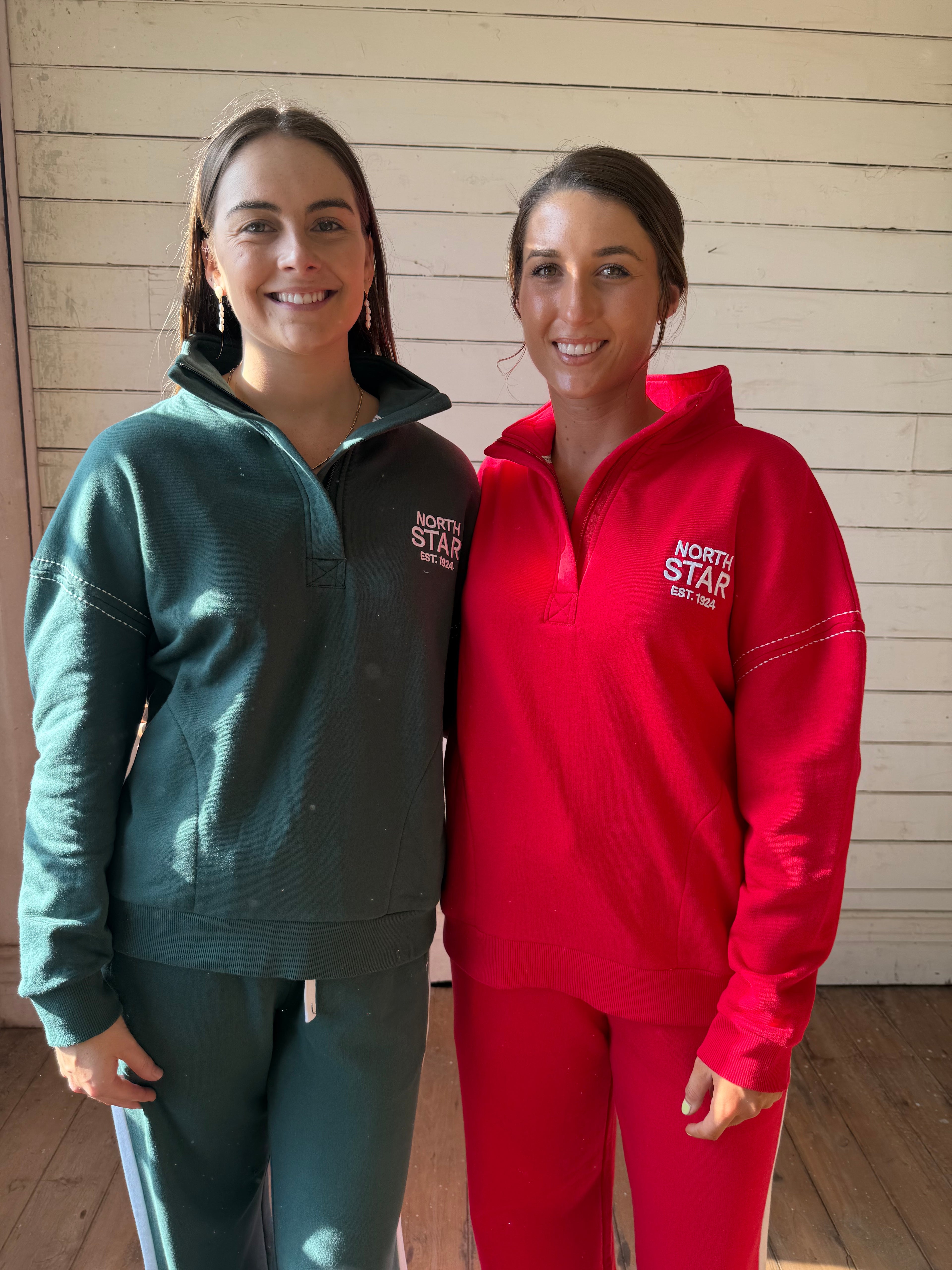 Cloth+Paper+Scissors Off Track 1/2 Zip Sweater