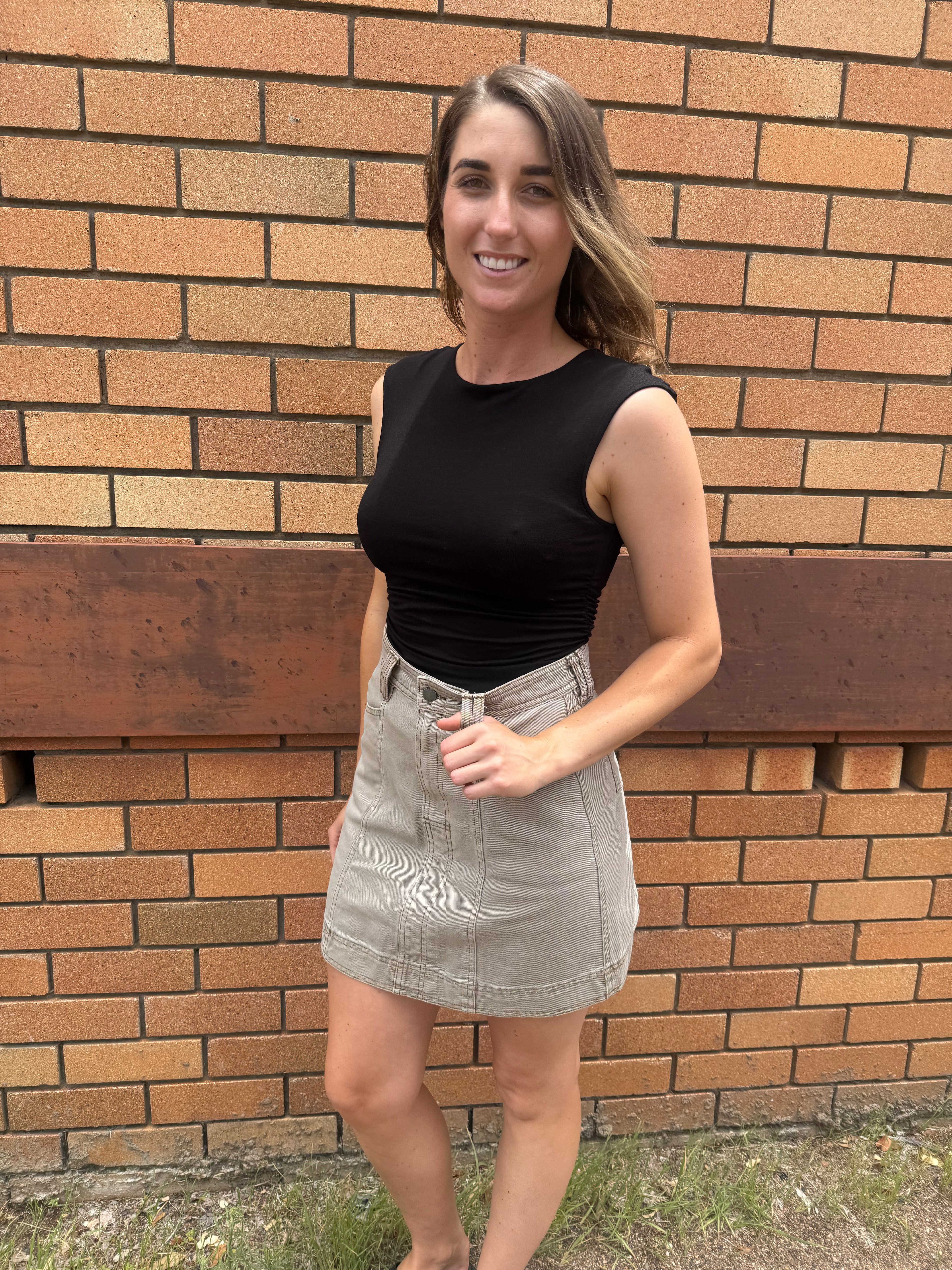 Twofold Clare Denim Skirt