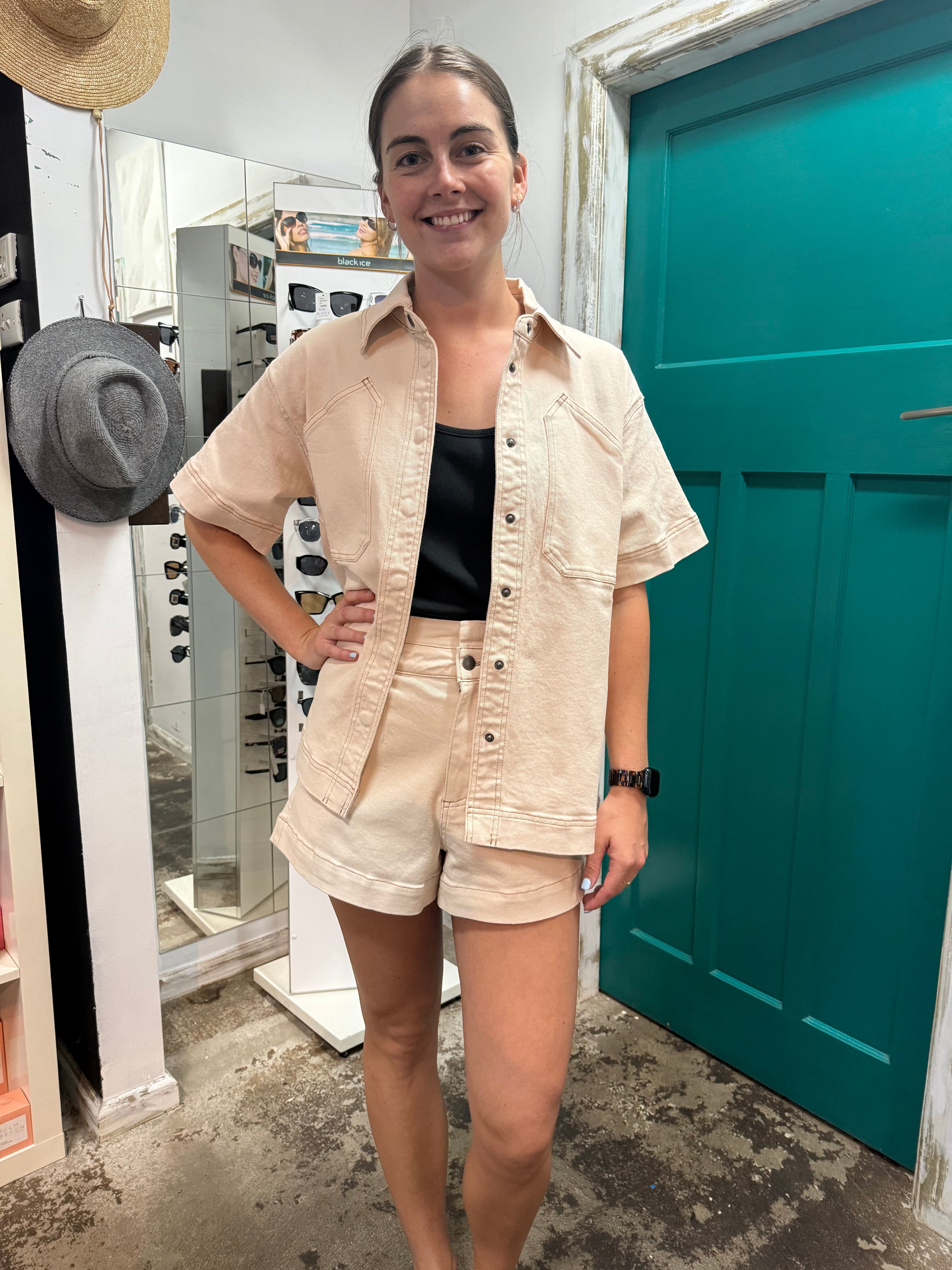 Two Fold Hunter Denim Shorts