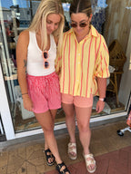 Ebby and I Fine Pin Stripe Shorts