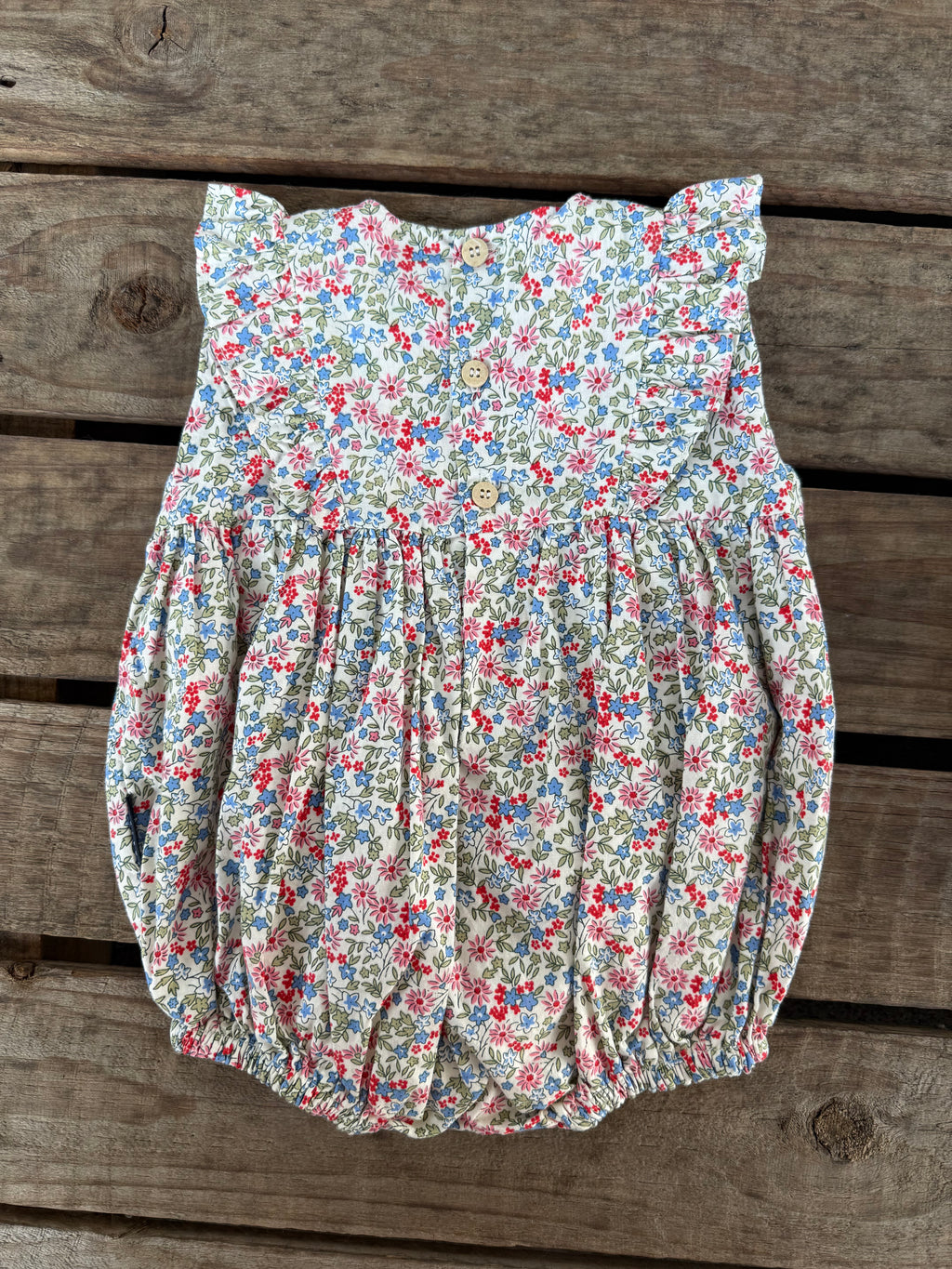 Korango Floral Smocked Sunsuit