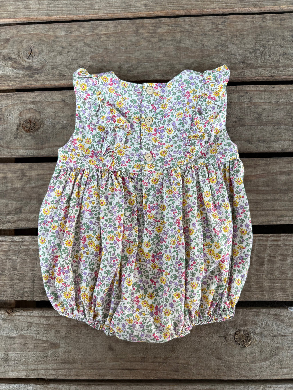 Korango Floral Smocked Sunsuit