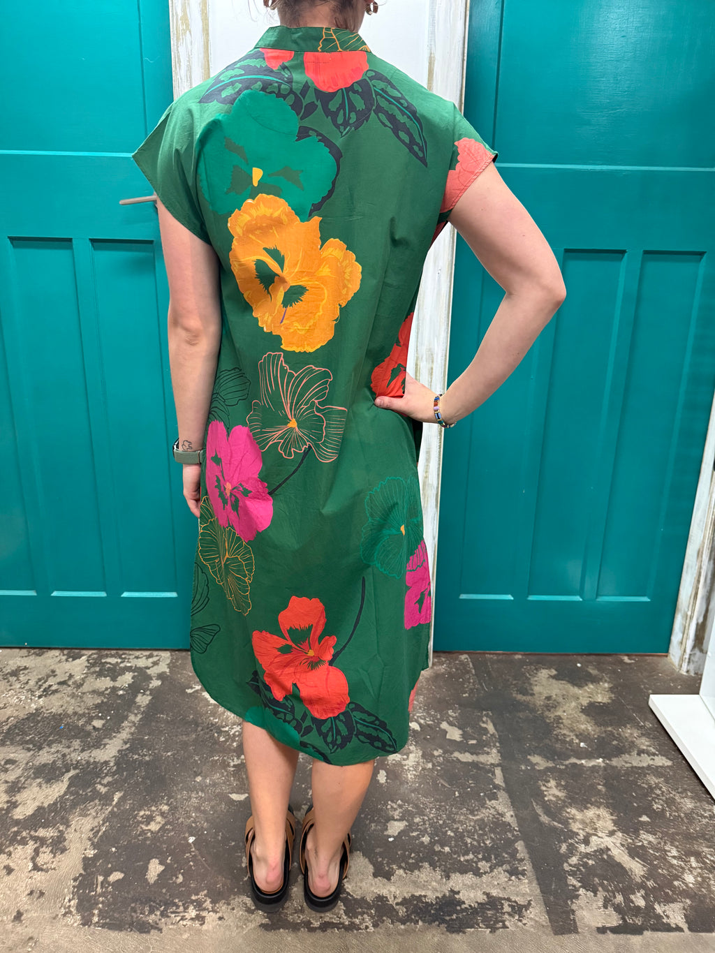 Itami Florent Capped Sleeve Dress