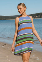 White Closet Resort Geo Mini Dress