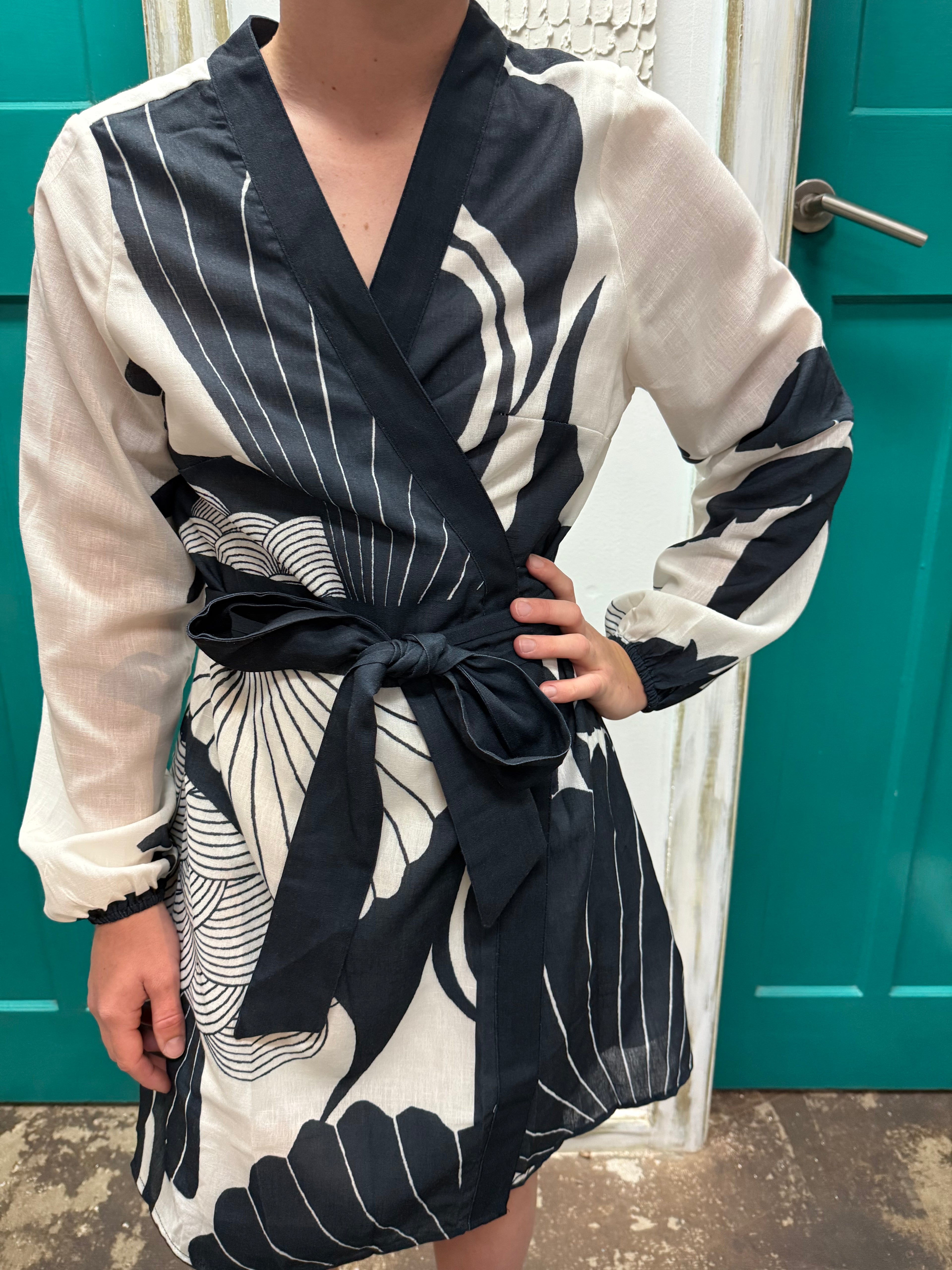 Mia Milan Mini wrap dress