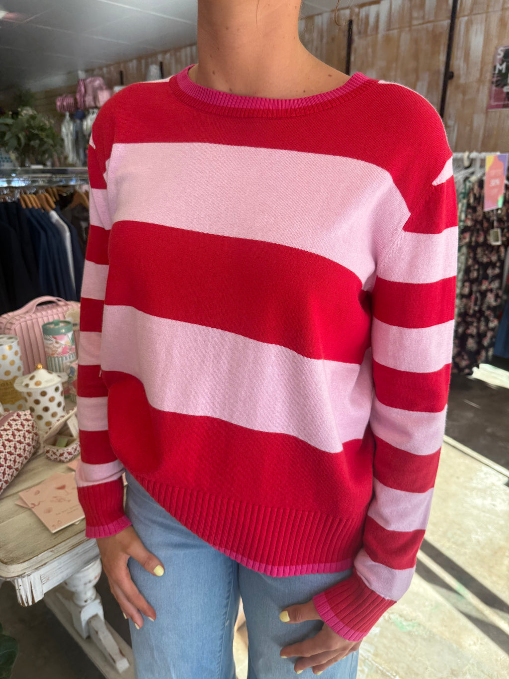 Goondiwindi Corton Sierra stripe Knit