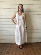 White Closet Plain Maxi Dress