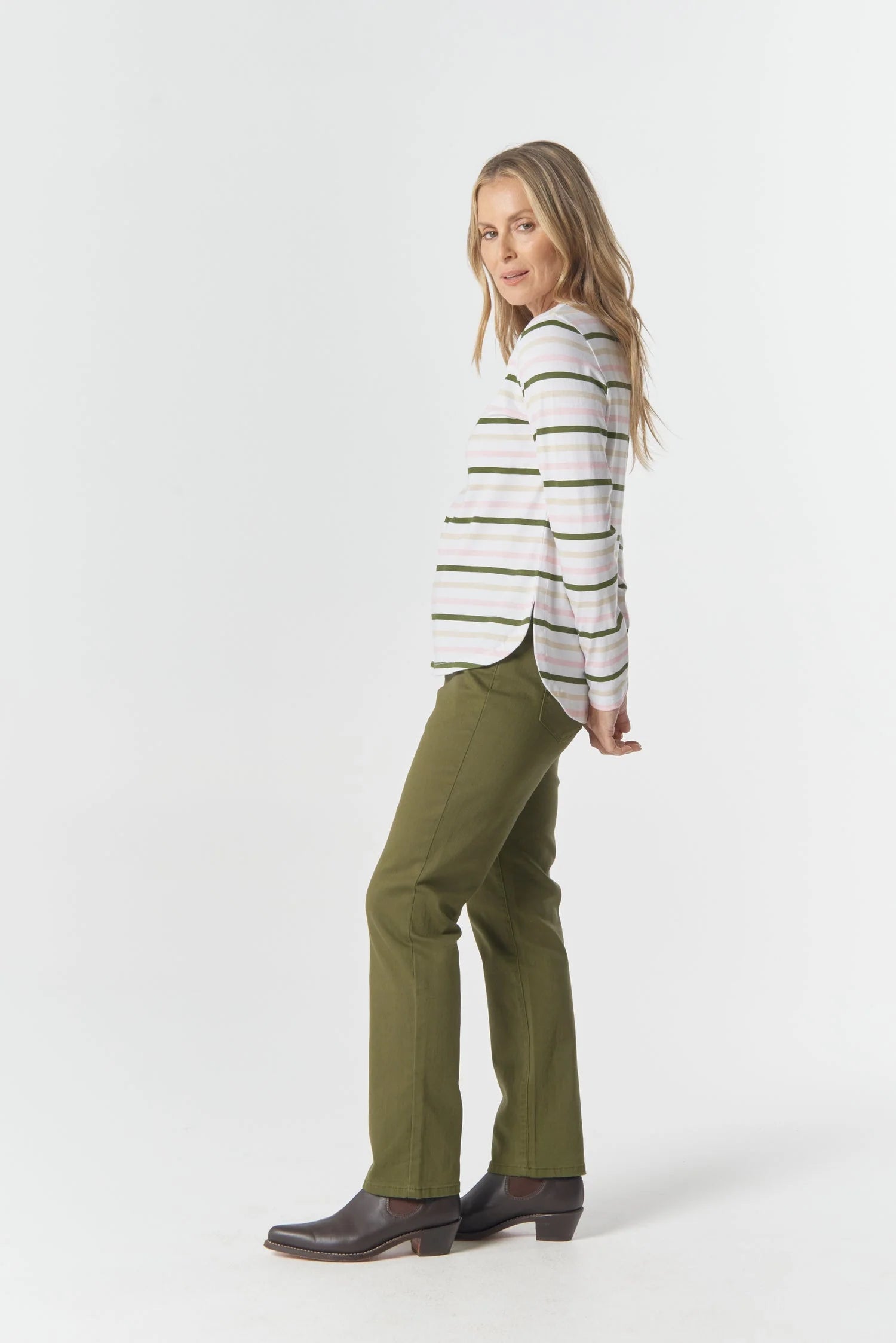 Goondiwindi Cotton Original Multi Stripe Long Sleeve