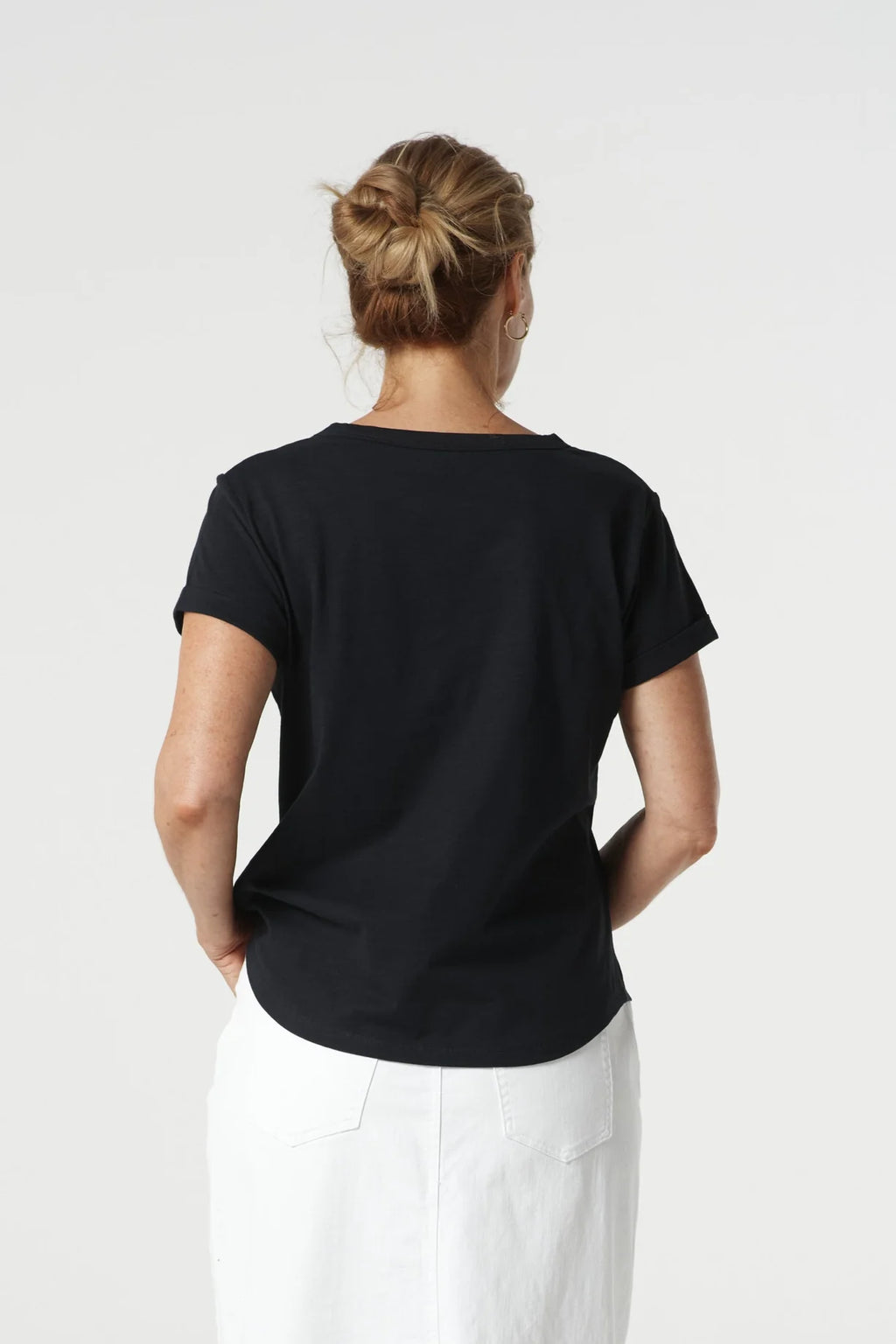 Goondiwindi Cotton Everyday Cotton Roll Cuff Tee