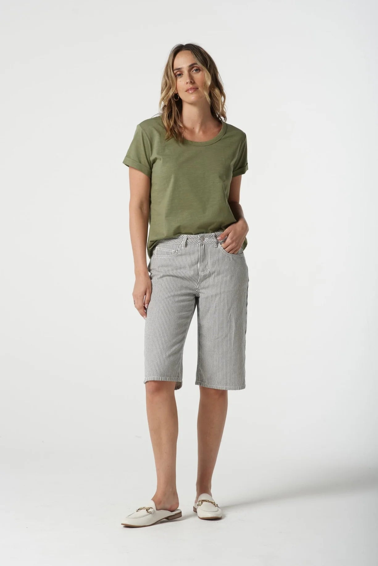 Goondiwindi Cotton Everyday Cotton Roll Cuff Tee