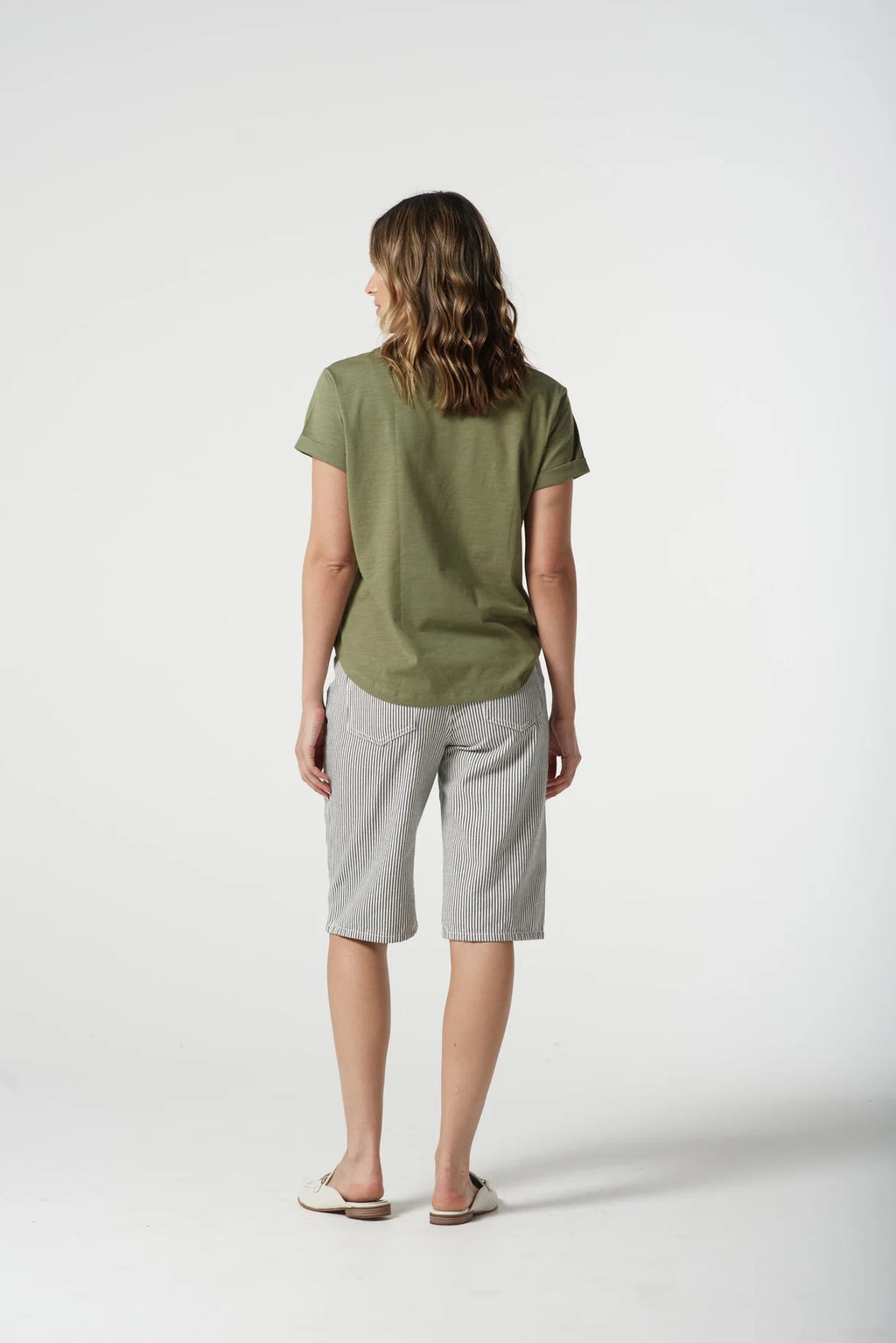 Goondiwindi Cotton Everyday Cotton Roll Cuff Tee