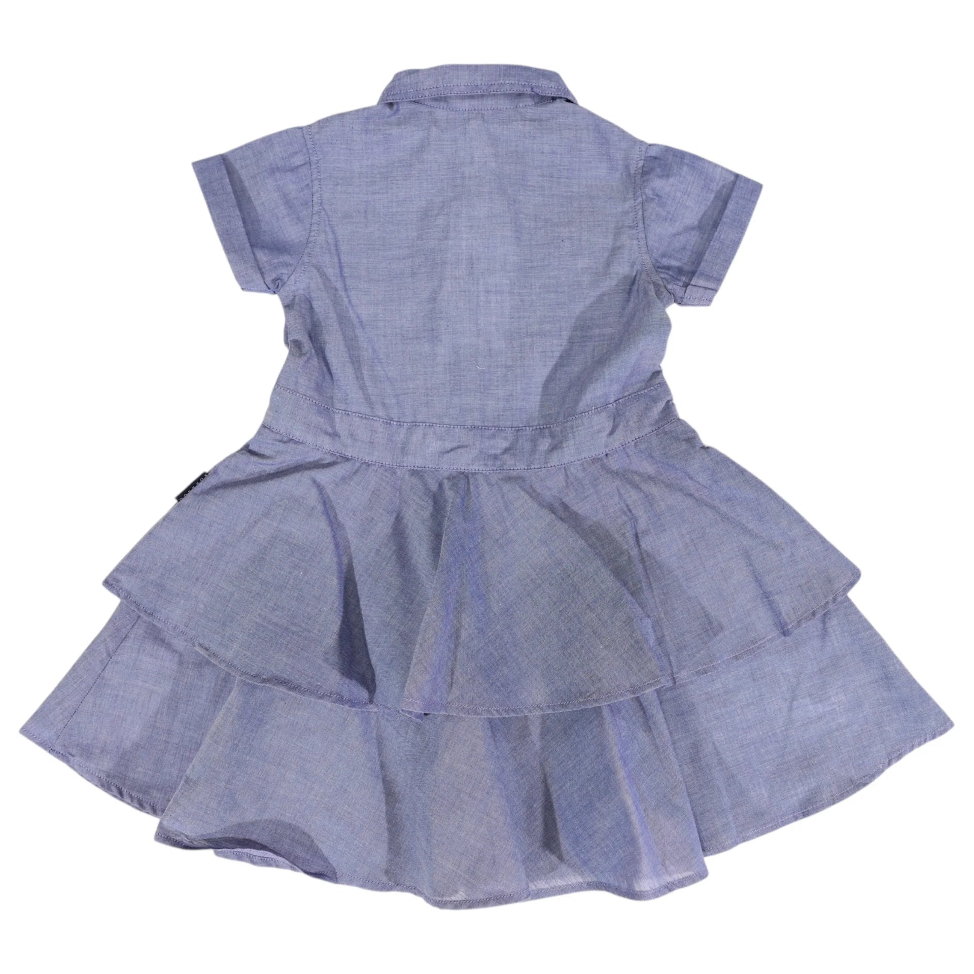 Korango Chambray Tiered Swing Dress