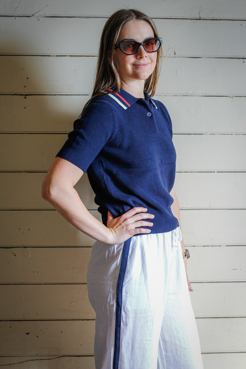 Little Lies Sailor Knitted Top