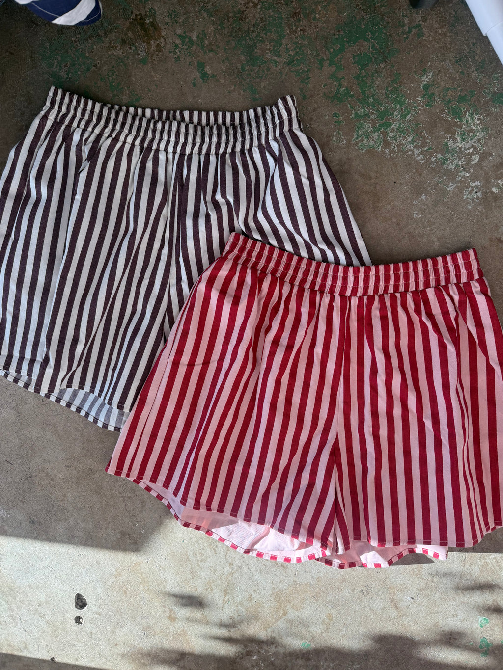 Salty Bright Stripe Shorts