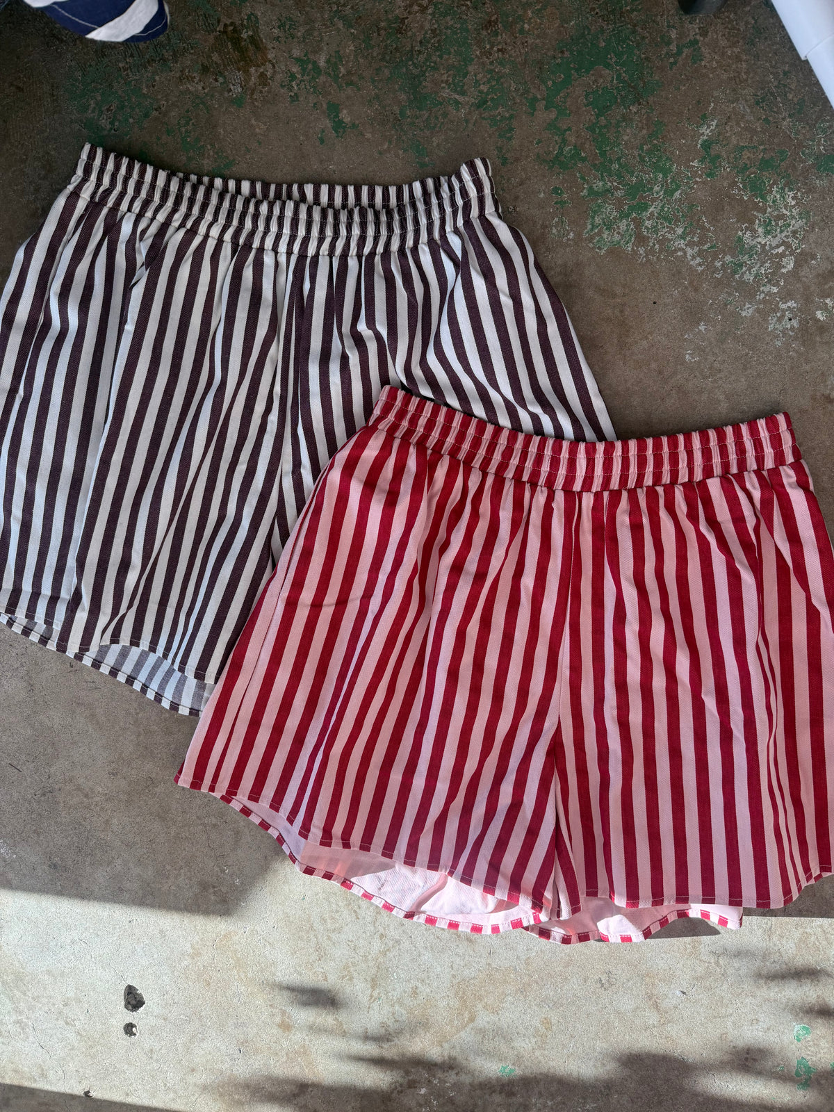 Salty Bright Stripe Shorts