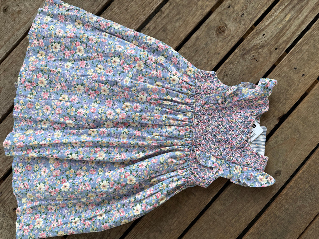 Korango Smocked Floral Dress