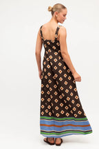 White Closet Resort Geo Midi Dress