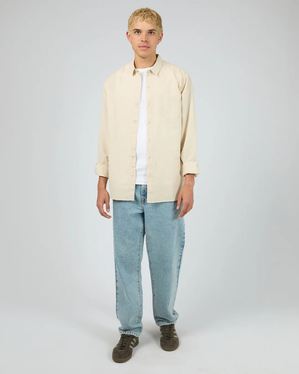 Silent Theory Linen LS Shirt II