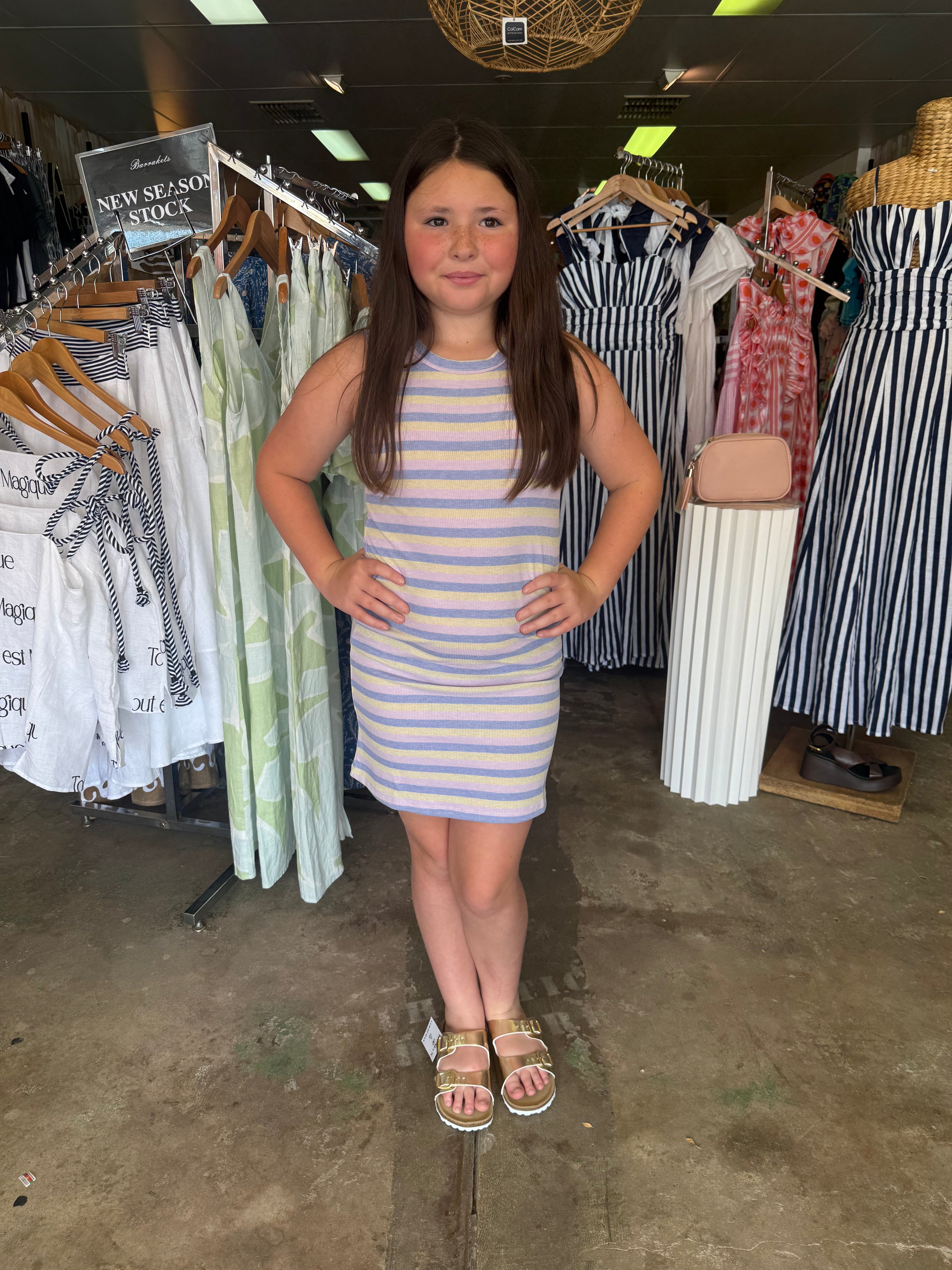 Eve Girl Callie Rib Tank Dress