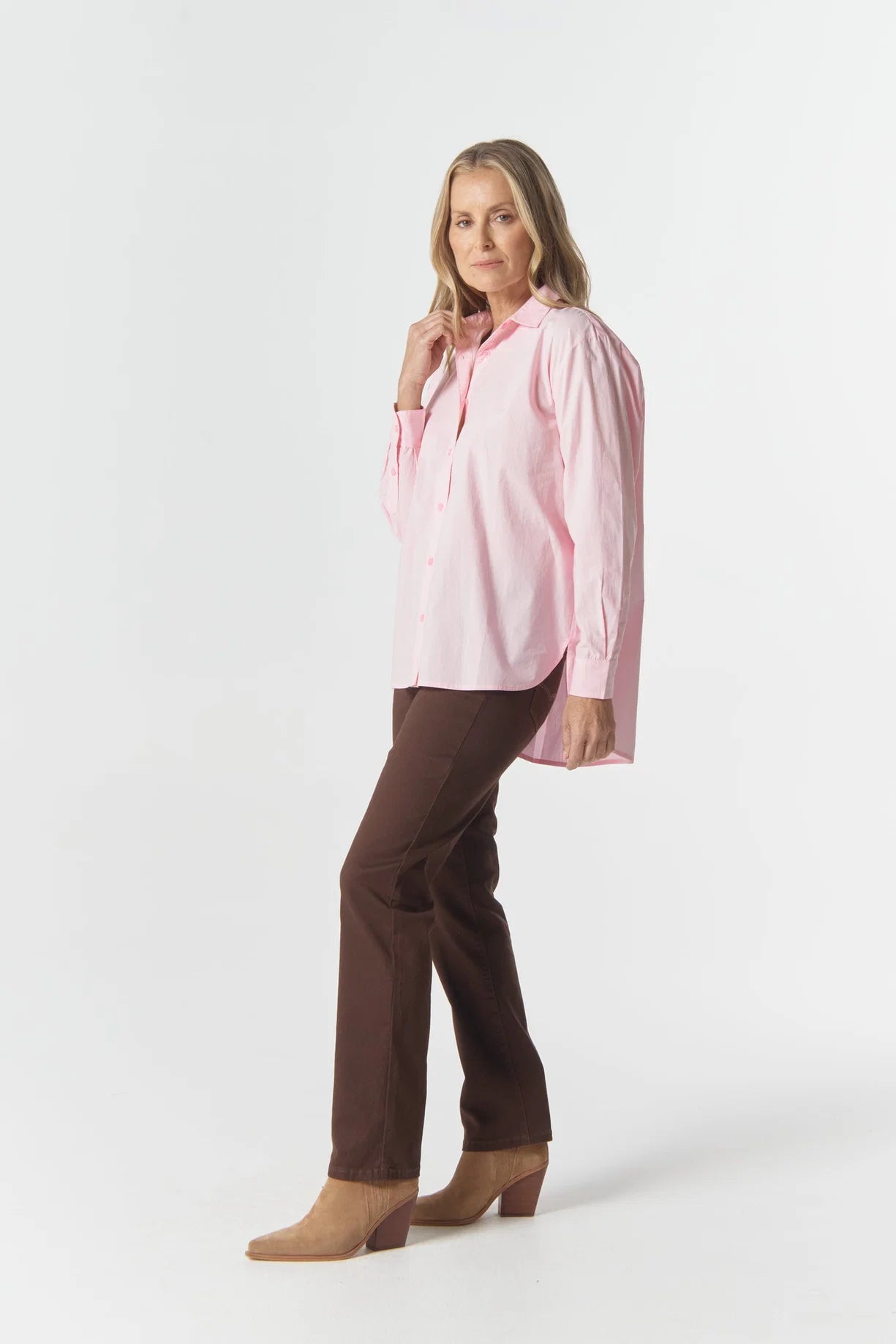 Goondiwindi Cotton Bloom Oversized Basic Shirt