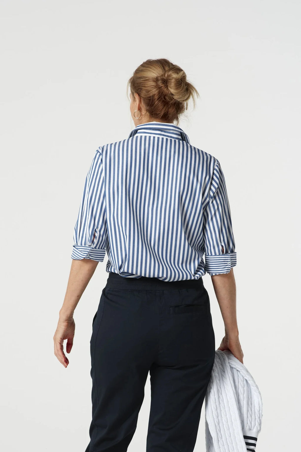 Goondiwindi Cotton Classic Cotton 3/4 Sleeve Stripe Shirt