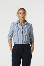 Goondiwindi Cotton Classic Cotton 3/4 Sleeve Stripe Shirt