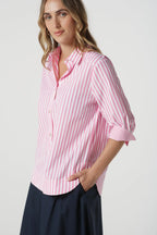 Goondiwindi Cotton Classic Cotton 3/4 Sleeve Stripe Shirt