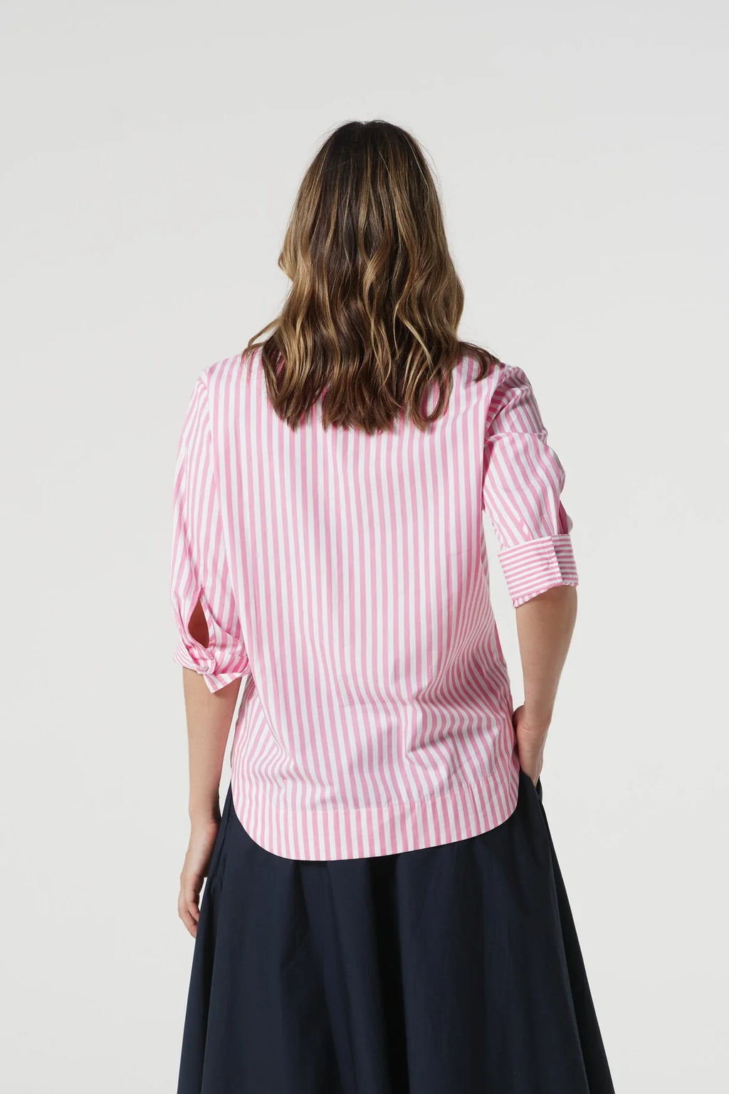 Goondiwindi Cotton Classic Cotton 3/4 Sleeve Stripe Shirt