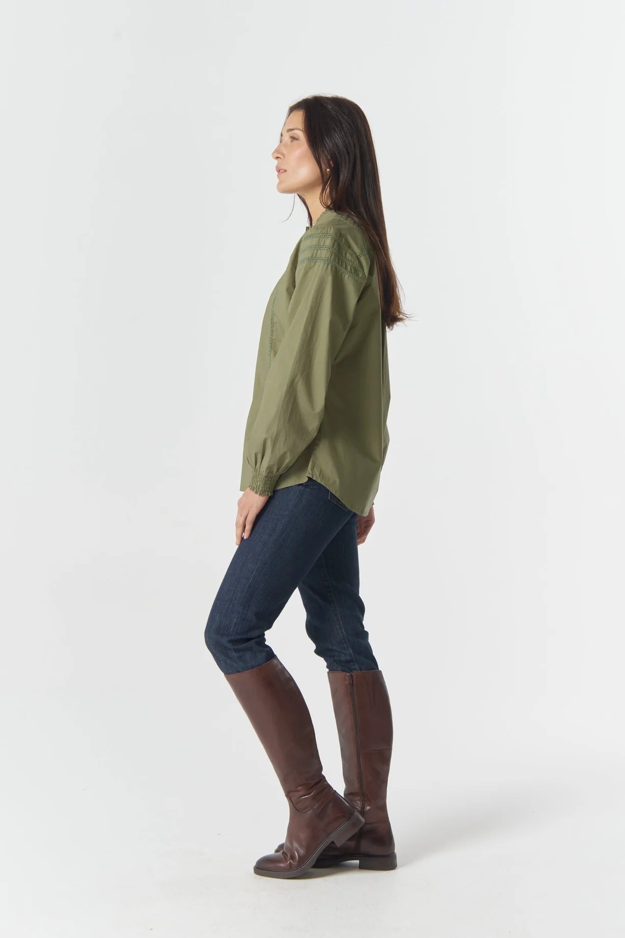 Goondiwindi Cotton Misty Cotton Blouse