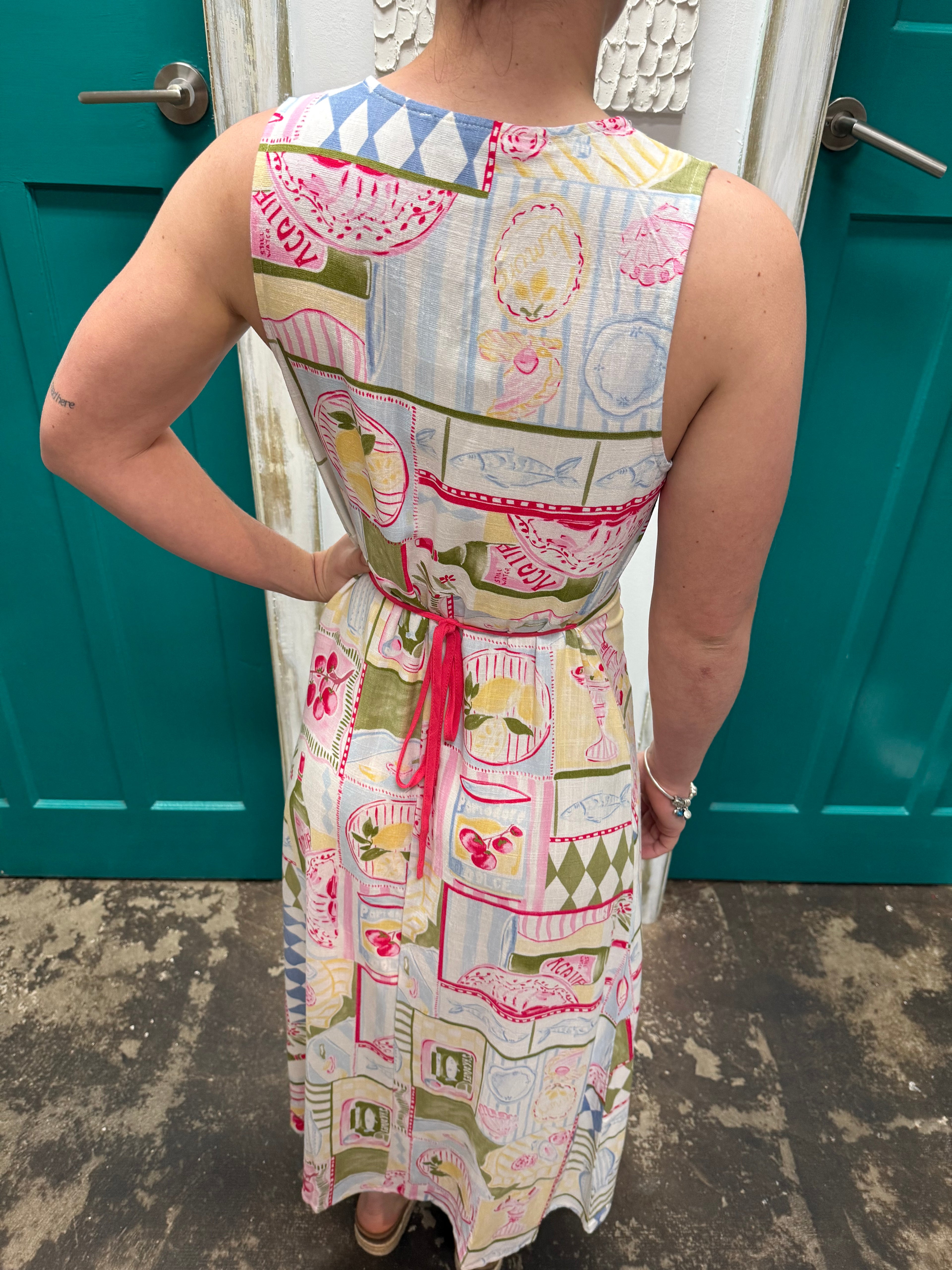 Paper heart Clovelly Midi Dress