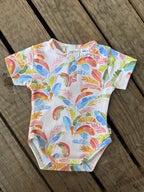 Snuggle Hunny Summer Palm SS Bodysuit