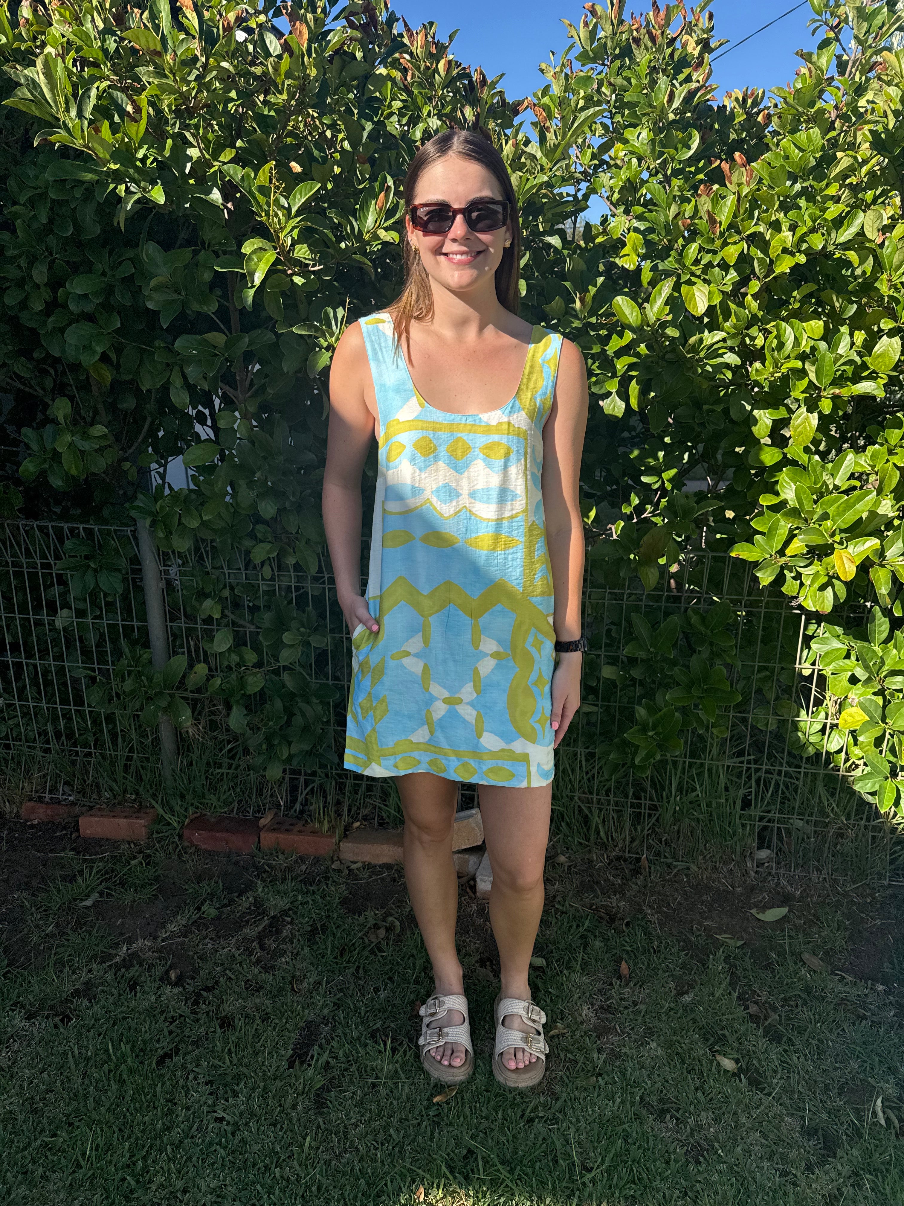 Little lies fish print dress