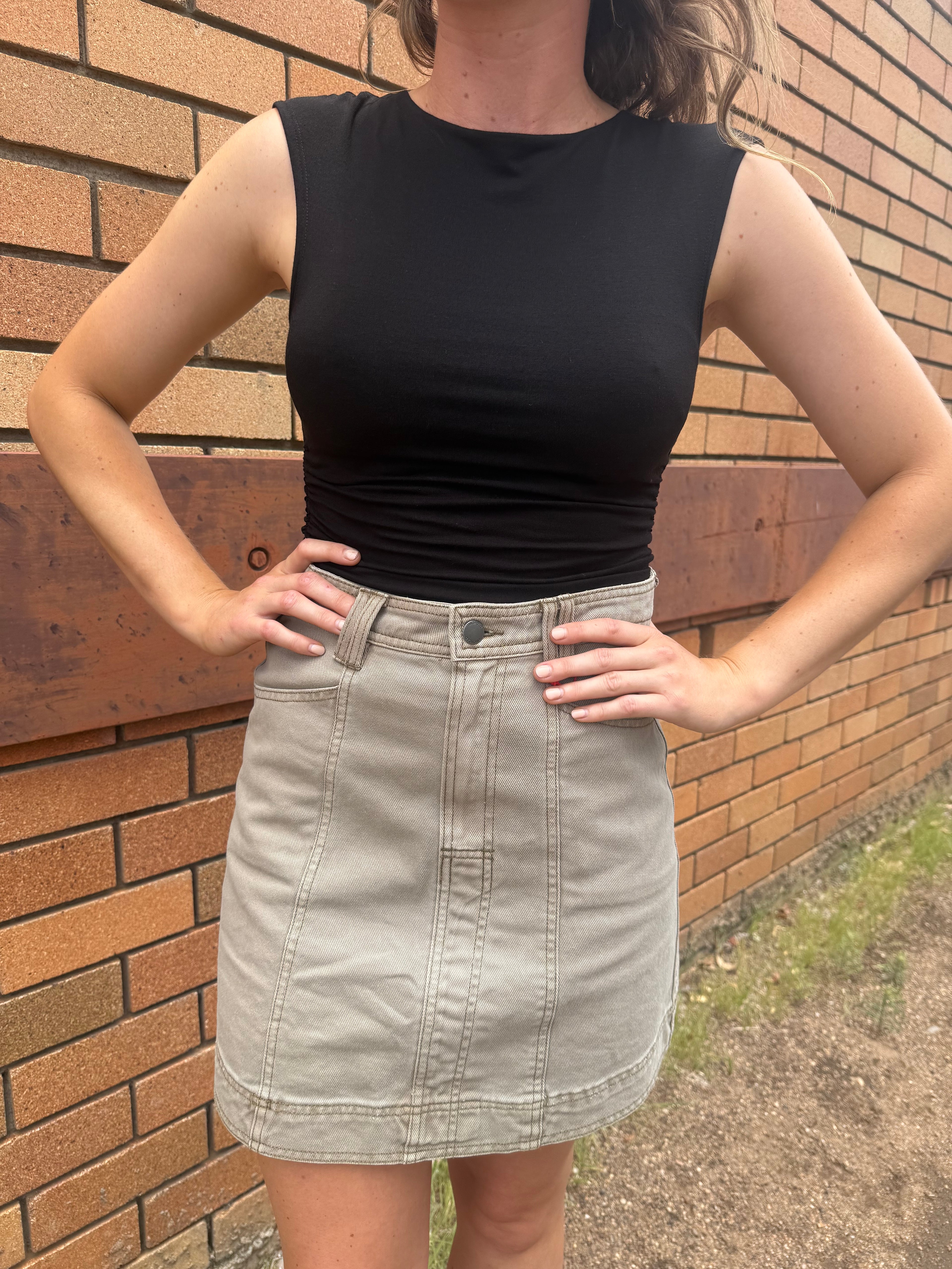 Twofold Clare Denim Skirt