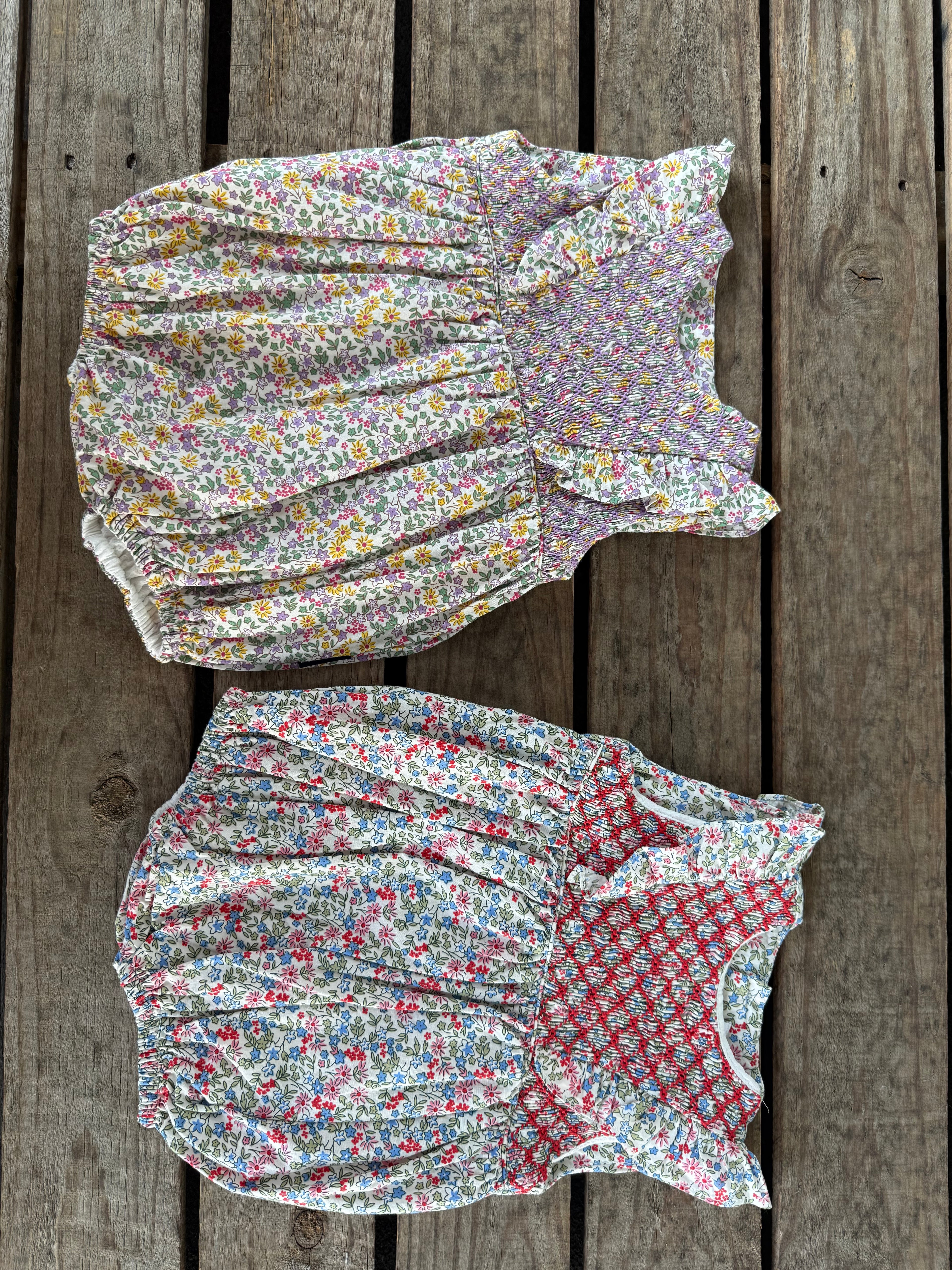 Korango Floral Smocked Sunsuit
