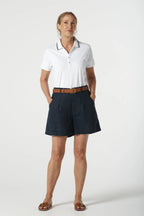 Goondiwindi Cotton Stone Linen Shorts