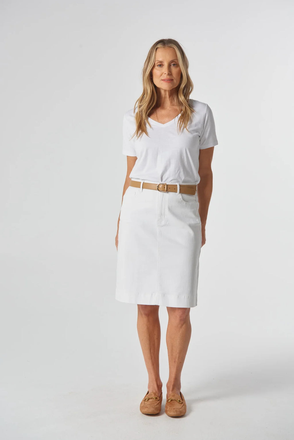 Goondiwindi Cotton 5 Pocket Knee Length Skirt