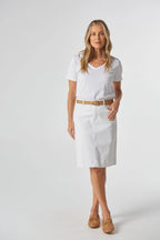 Goondiwindi Cotton 5 Pocket Knee Length Skirt