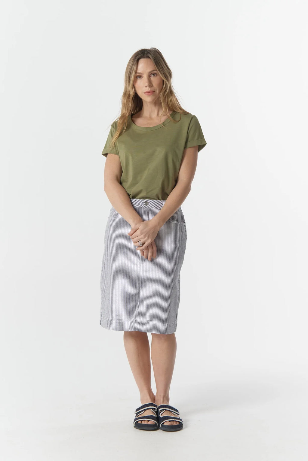 Goondiwindi Cotton 5 Pocket Knee Length Skirt