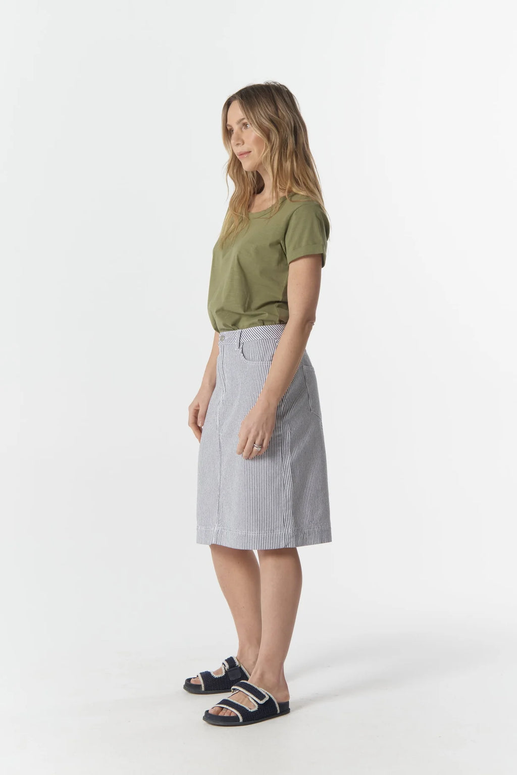Goondiwindi Cotton 5 Pocket Knee Length Skirt