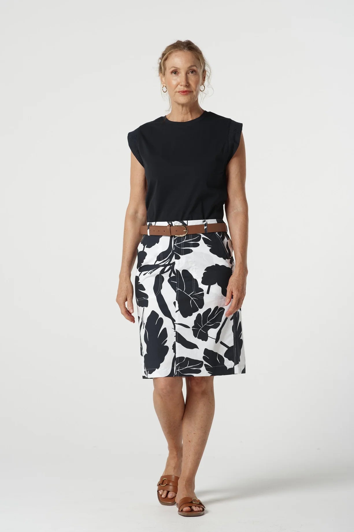 Goondiwindi Cotton Valley Knee Length Cotton Skirt