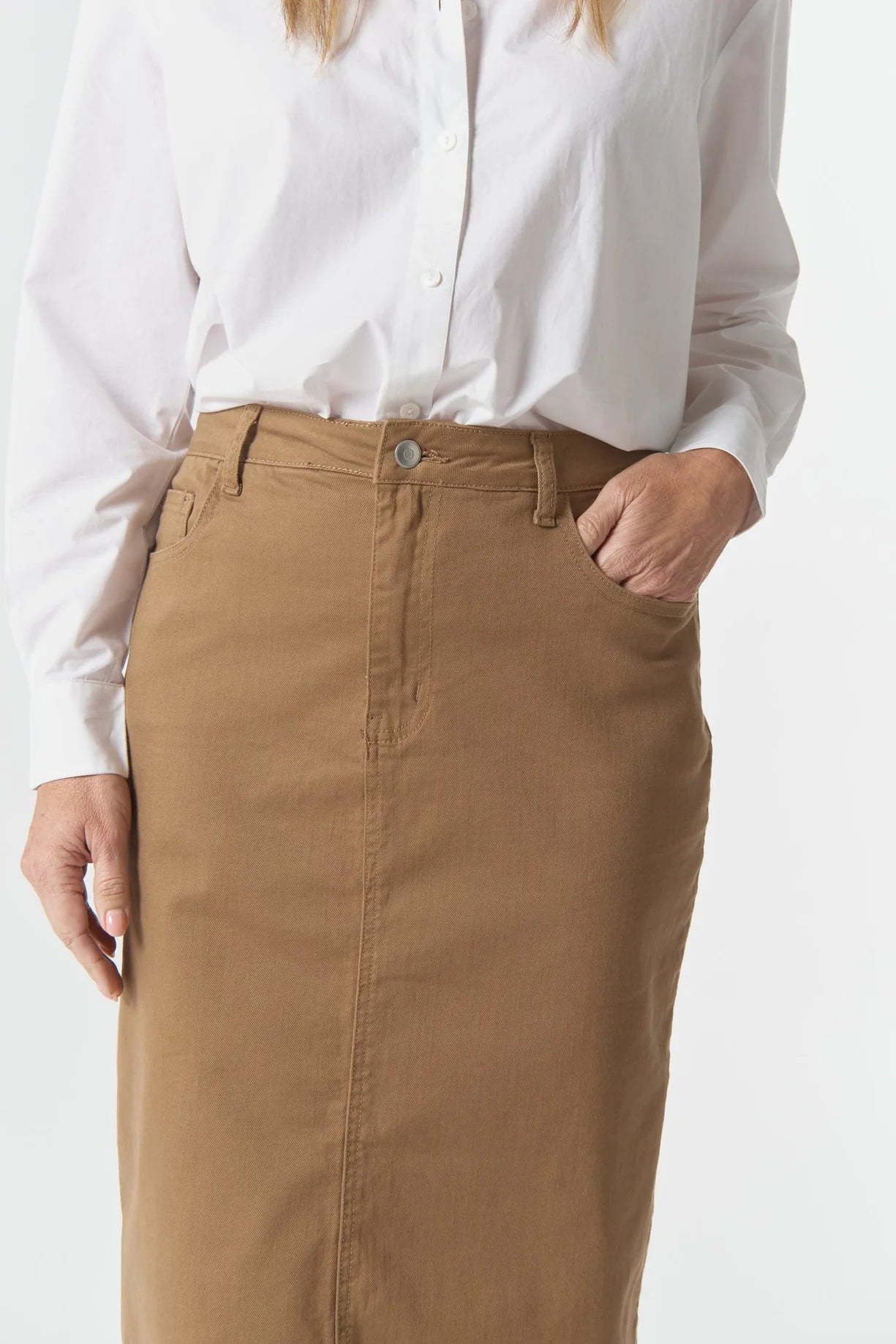 Goondiwindi cotton 5 pocket Maxi skirt