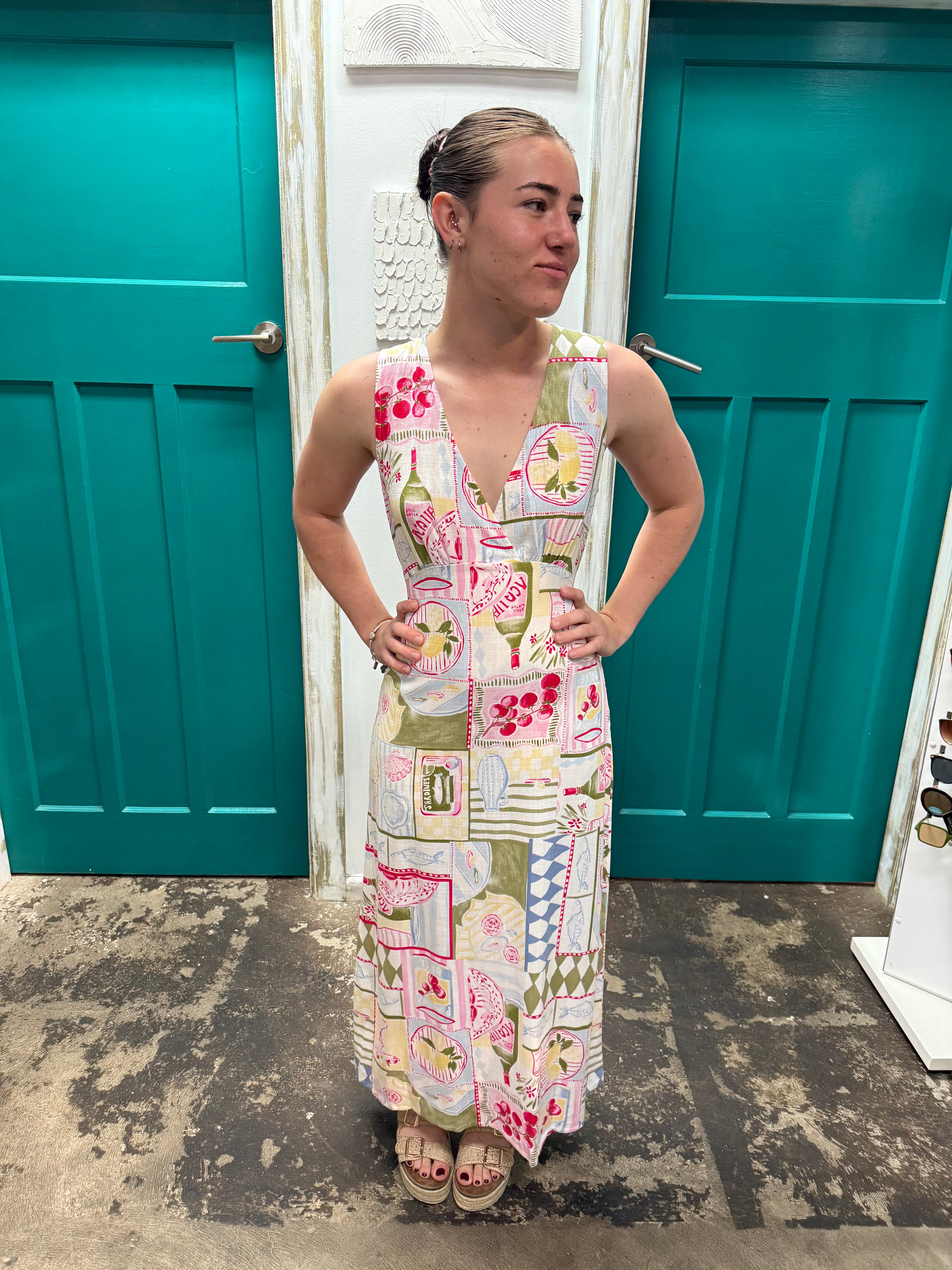 Paper heart Clovelly Midi Dress